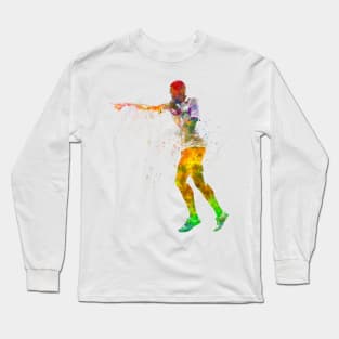 Sports referee in watercolor Long Sleeve T-Shirt